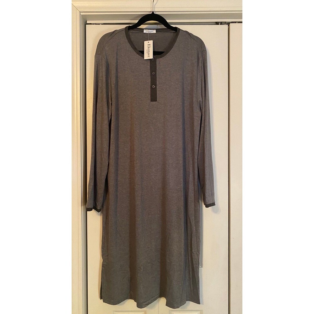 Ekouaer Womens new long night gown size small